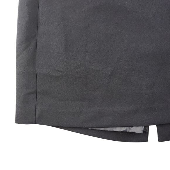 Navy Blue Skirt Womens 14P Petite XL Long Straight Business Vent Extension - Picture 4 of 13